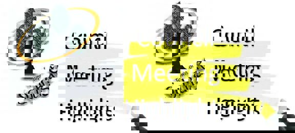 Council Meeting Highlights Image